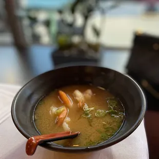 Seafood miso soup