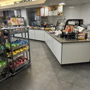 a view of a deli sandwich counter