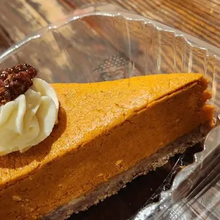 Pumpkin cheese cake