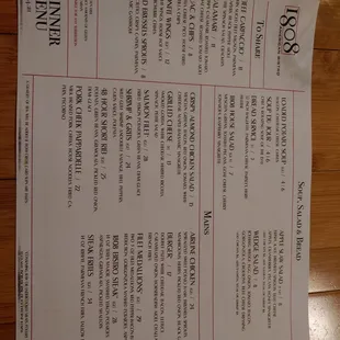 Menu 3/4/21