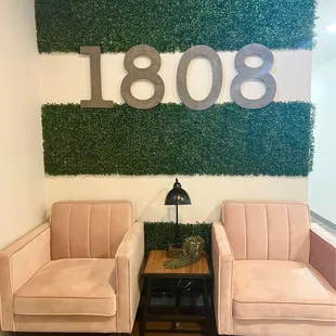 A seating area near the bar.