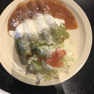 Did not like that red sauce. The flavor was a no.