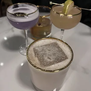 Spiced milk rum punch