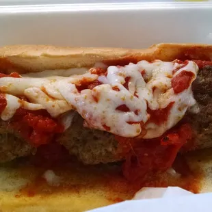 Meatball sandwich