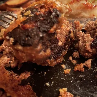 Burnt meatloaf