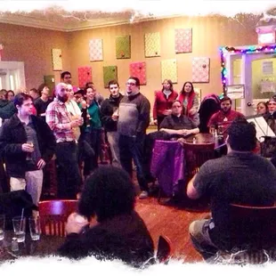 Great entertainment, from live music, Trivia Night, Poetry Night, Open Mic Night, themed parties to, of course, karaoke!