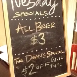 Not only does Café 1823 have great drink specials, but also a good dinner menu from 5-7pm &amp; limited eats after until close.