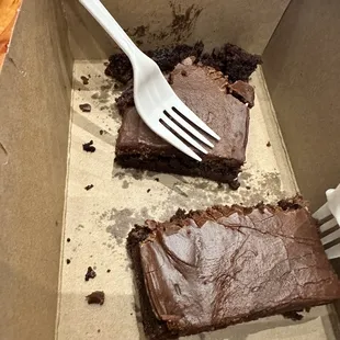 a fork in a box of brownies