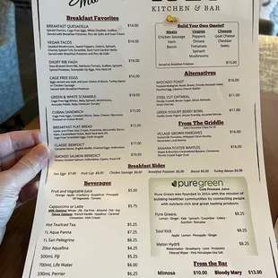 2023 June 10 breakfast menu