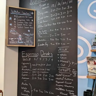 the menu
