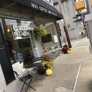 Outdoor seating