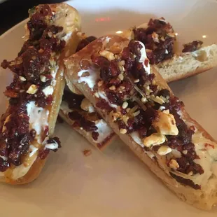 Sundried Tomato Bruschetta