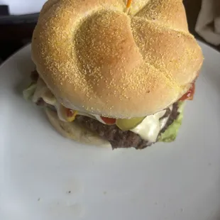 Double cheeseburger