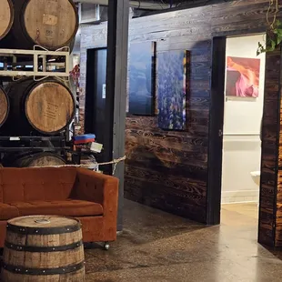 barrels stacked on top of each other