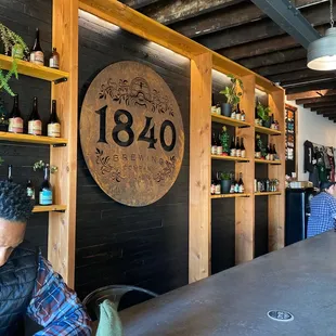 a man sitting at a bar