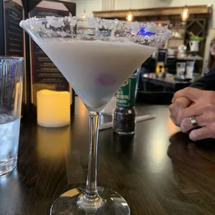 Valentine heart Sea salt caramel martini