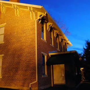 outside