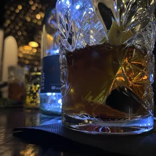 One of the old fashioneds - my husband and I ordered different ones and both were delicious!