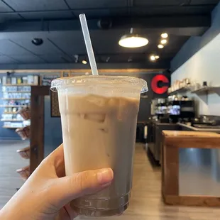 Iced Chai Latte with Almond Milk