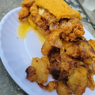 Honey Butter Fried Chicken Biscuit