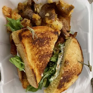Bacon, Lettuce, and Tomato BLT Sandwich