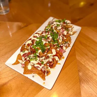 Ahi Nachos