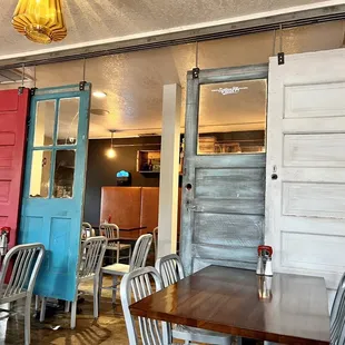 Inside