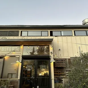 outside