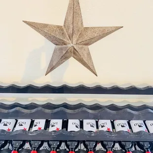 a star on the wall