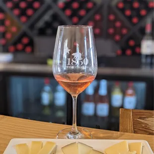 a plate of cheese and crackers