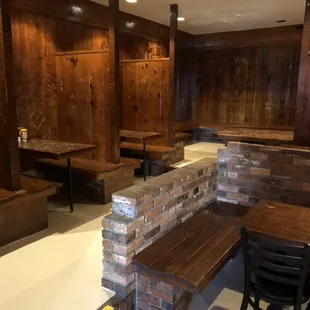 The back dining room. Great for groups and parties of any size. Come in or call to book your next gathering.