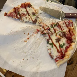 What's left of the brisket pie.