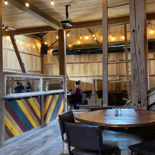 Inside the restaurant