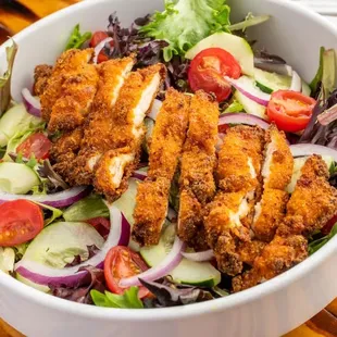 Fried Chicken Salad