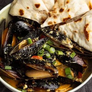 Curry Mussels