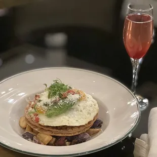 Brazos Huevos Rancheros &amp; Mimosa with Sweet Tea