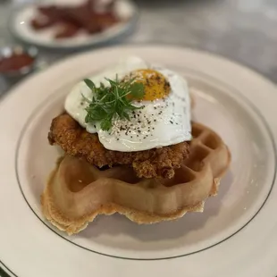 Chicken and Waffles Plate