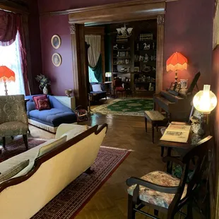 Sitting room Looking through to the library