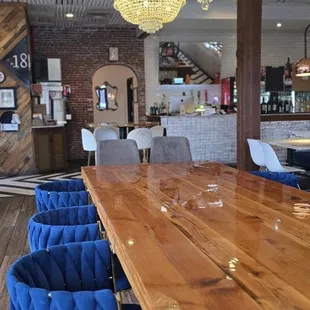 interior, sushi and sashimi