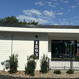 Outside. Drive thru.