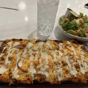 Buffalo chicken pizza