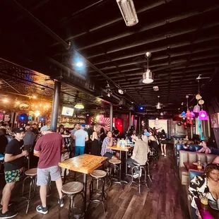 Indoor. It is casual lively and cozy