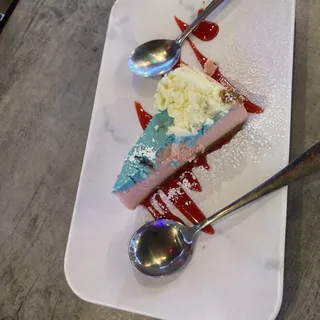 Cotton Candy Cheesecake