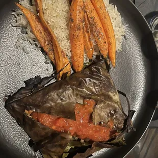 My rice was not cooked at all. It wasn't al dente it was extremely hard and oily.