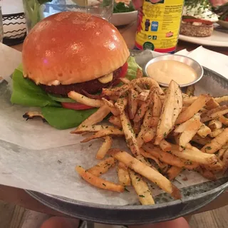 Spicy Falafel Burger - lunch