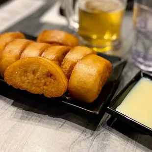 Deep Fried Golden Bun with Condensed Milk