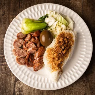 Taiwanese Sausage over Rice