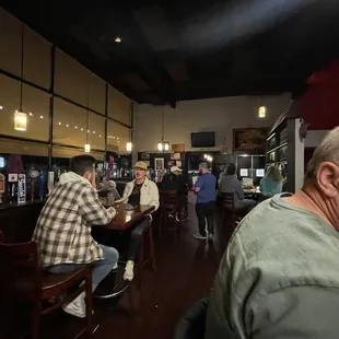 a man sitting at a bar