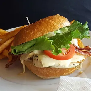 Grilled Chicken Club Sandwich
