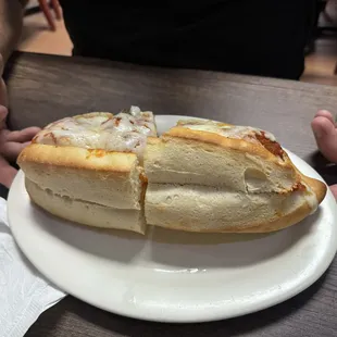 Meatball Parmigiana Baked Sub